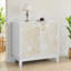 Buffet 31,5 pouces, buffet décoratif avec 2 portes et tablettes réglables-2145010564