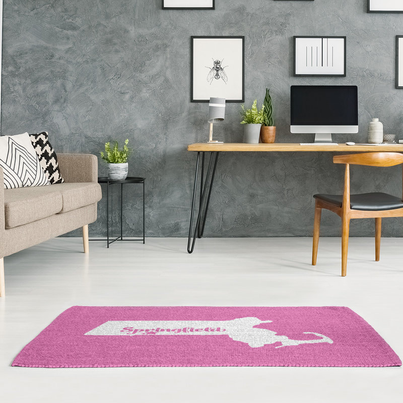Tapis de zone rose springfield massachusetts, Rectangle 5 pi x 7 pi, Oui