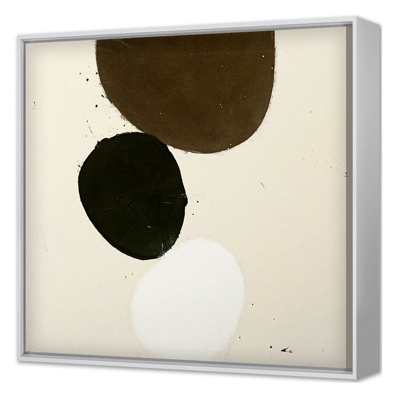 «Summer 2022 Simple 1» par JB Hall, Cadre flottant blanc