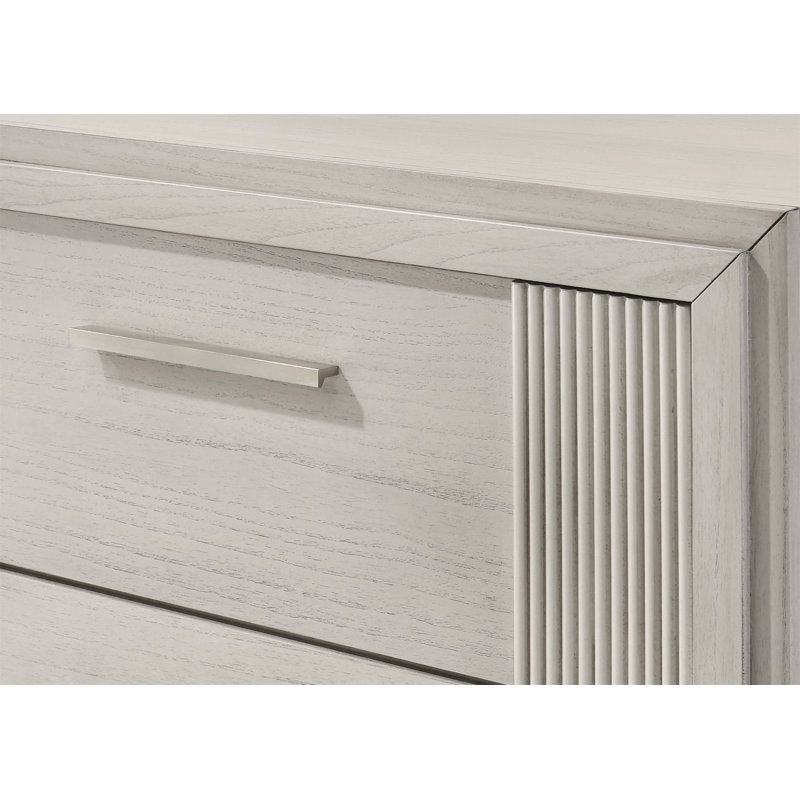 Table de chevet moderne en bois à 2 tiroirs avec rangement spacieux et design élégant, parfaite pour les chambres contemporaines