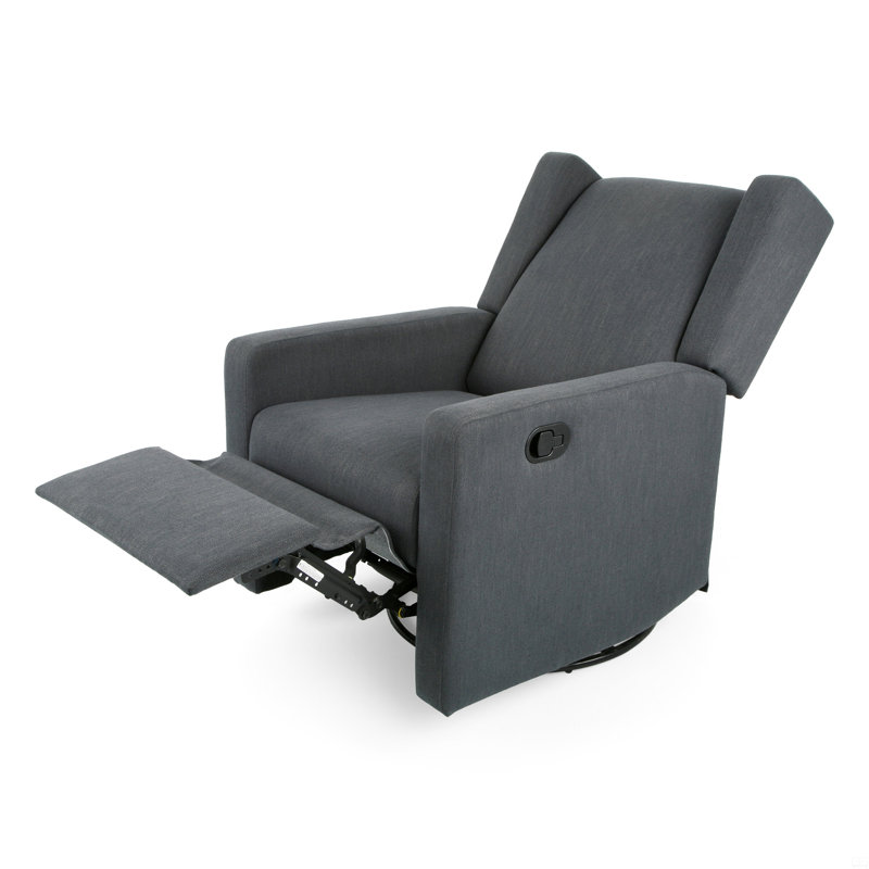 Fauteuil inclinable pivotant en tissu