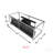 84" Extreme-Duty Pusher Snow Plow Dozer Blade Combo Attachment
