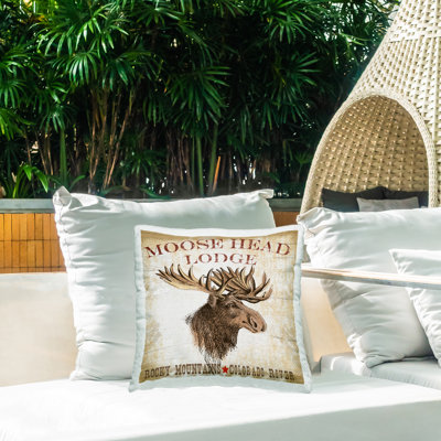 Housse et insert de coussin décoratif en polyester pour l'intérieur / l'extérieur par Lula Bijoux & co.