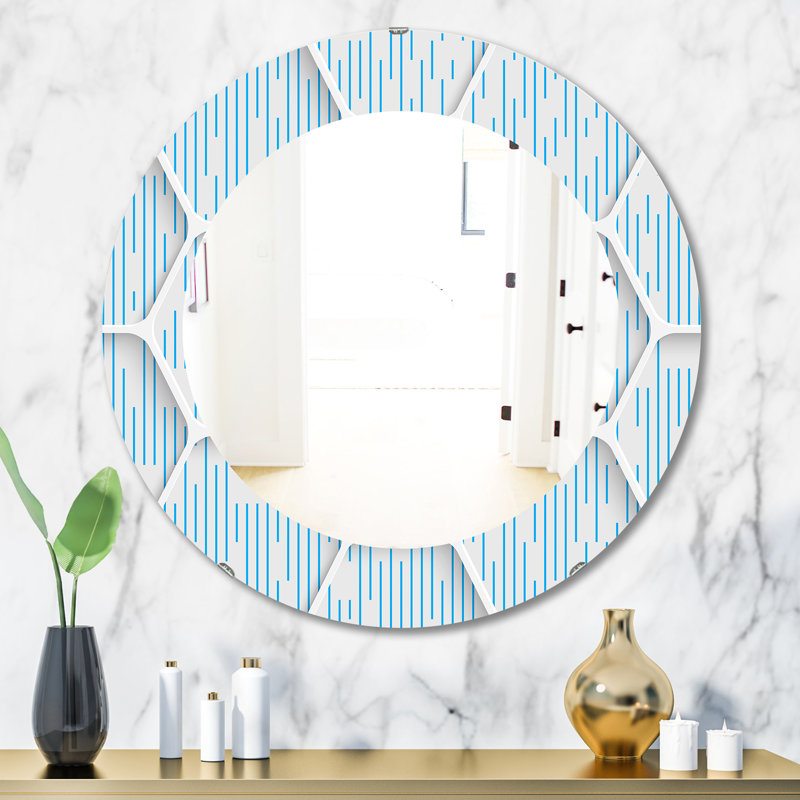Miroir mural scandinave 26, H 23,6 po x l 23,6 po