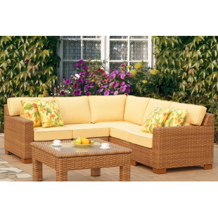 Hampton Bay Orleans 5-Piece Eucalyptus Outdoor Dining Set with