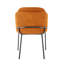 Ensemble de 2 chaises de salle à manger beiges et brunes, sièges de cuisine ou de salle à manger modernes (Note: légère variation de couleur due à l'éclairage)-1054510307-1054510304