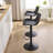 Meli Swivel Bar Stools With Back Modern Height Adjustable & Easy-Clean PP Plastic Barstools for Kitchen Island Bar-486521593