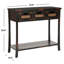 Console en bois massif de 34 po-1283987262