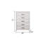 Commode 5 tiroirs Denver-1037987286