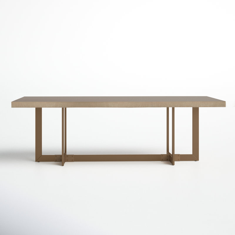 Borne Metal Base Dining Table