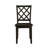 5pc Dining With Charcoal Finish - Rectangular Table & 4 Chairs 48" Transitional