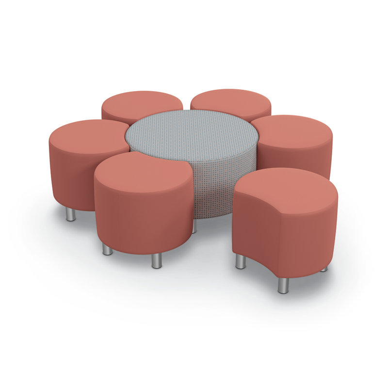 Assise souple 7 pièces Blossom Cylinder, Camellia, Filament / bois de rose