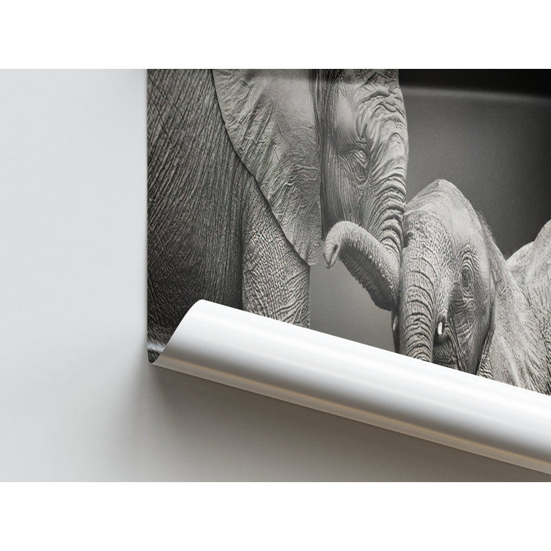 Print on Canvas, 20 cm H x 30 cm W, Black Floater Framed
