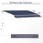 Outsunny 10' X 8' Retractable Awning-199724892-199724884