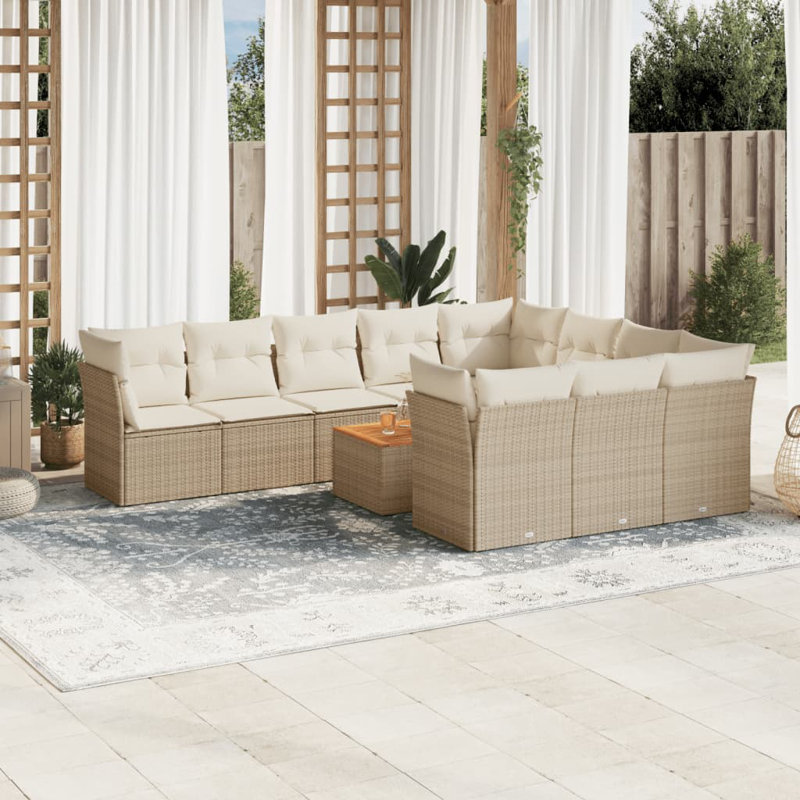 Ensemble de canapé de jardin Vidaxl