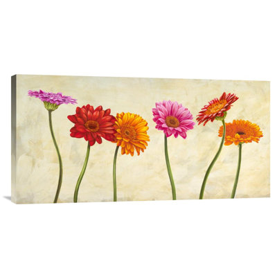 Gerberas by Cynthia Ann - Wrapped Canvas Print