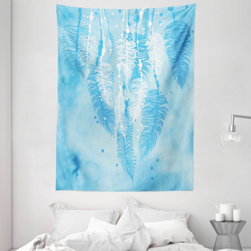 Tapisserie tribale en polyester, H 80 po x l 60 po