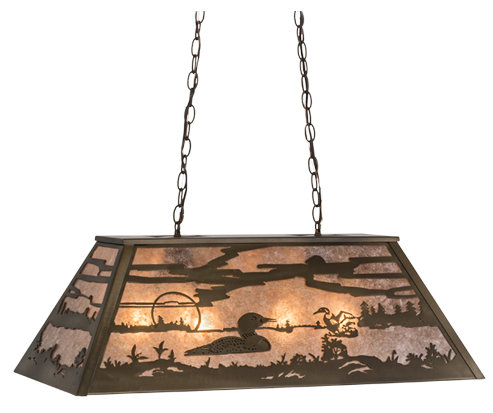 Loon 6 - Light Pendant, Silver