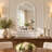 Marlowe 24X36 Arch Beaded Wall Mirror-136024692-136024691-136024693