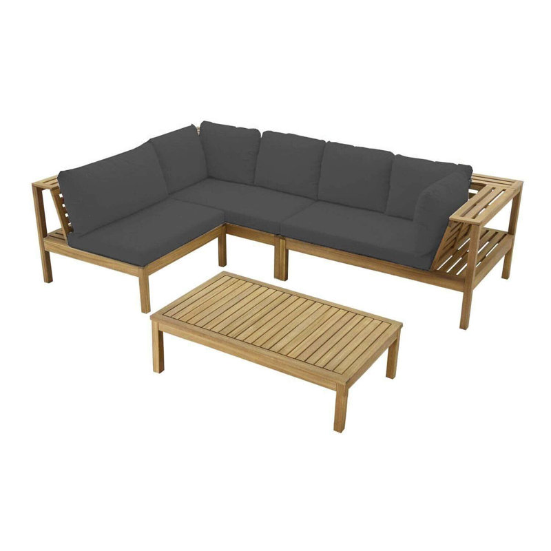 Collinward 240cm Wide Outdoor, Grey, No Umbrella
