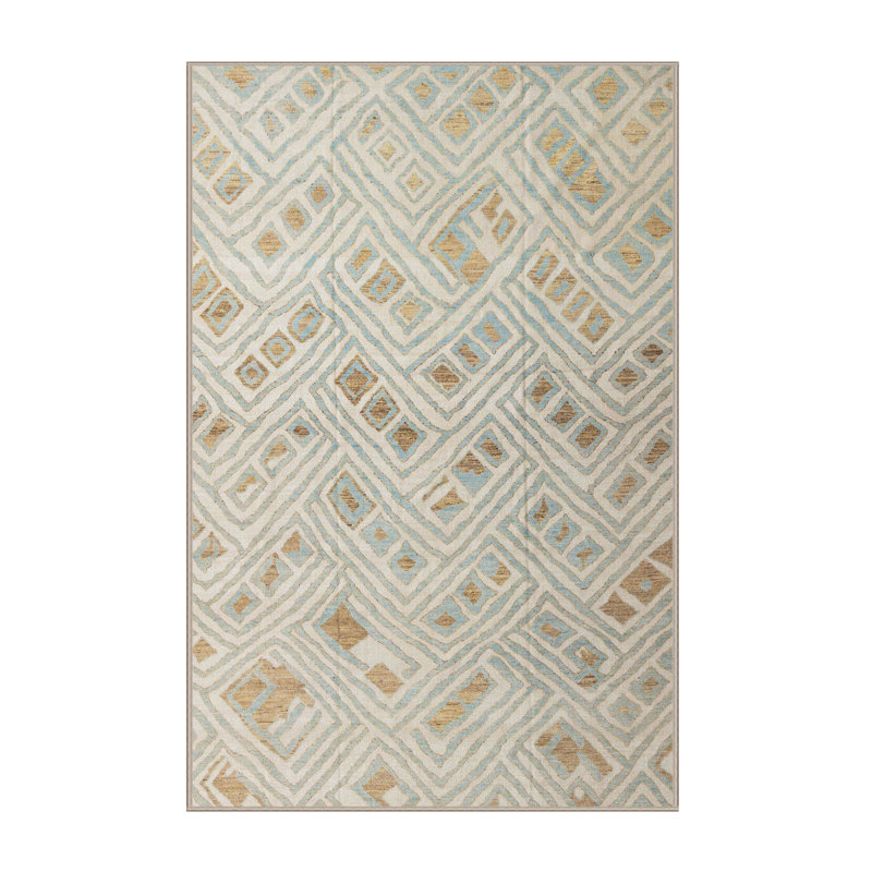 Tapis abstrait moderne 4887, Rectangle 2 pi x 3 pi