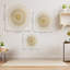 Rayons de soleil, décoration murale en métal, art mural moderne, accent mural (petit, noir)-1724887179-1724887181