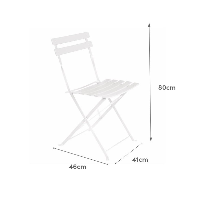 Moorhouse Folding Chair, White