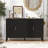 57.5"W Sideboard with Racks, Adjustable Shelves and Side Hooks-871351058