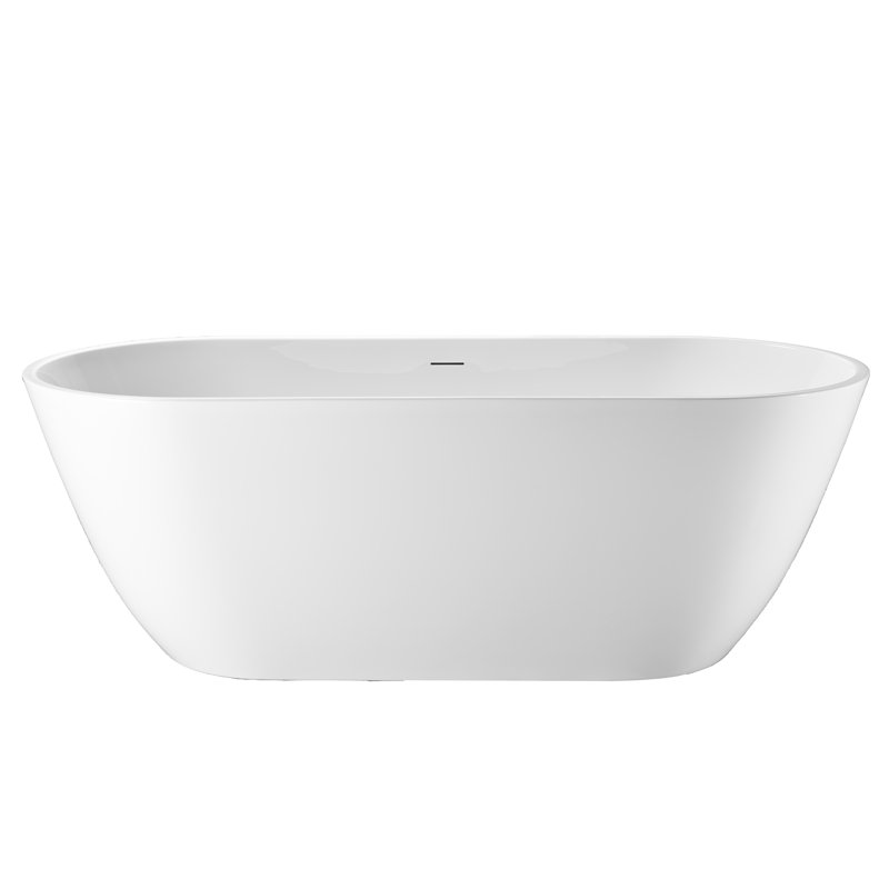 Baignoire autoportante 65 po. X 30 po. A07, Blanc mat