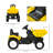 Ride On Excavator with Manual Control Bucket, No Power Ride on Tractor