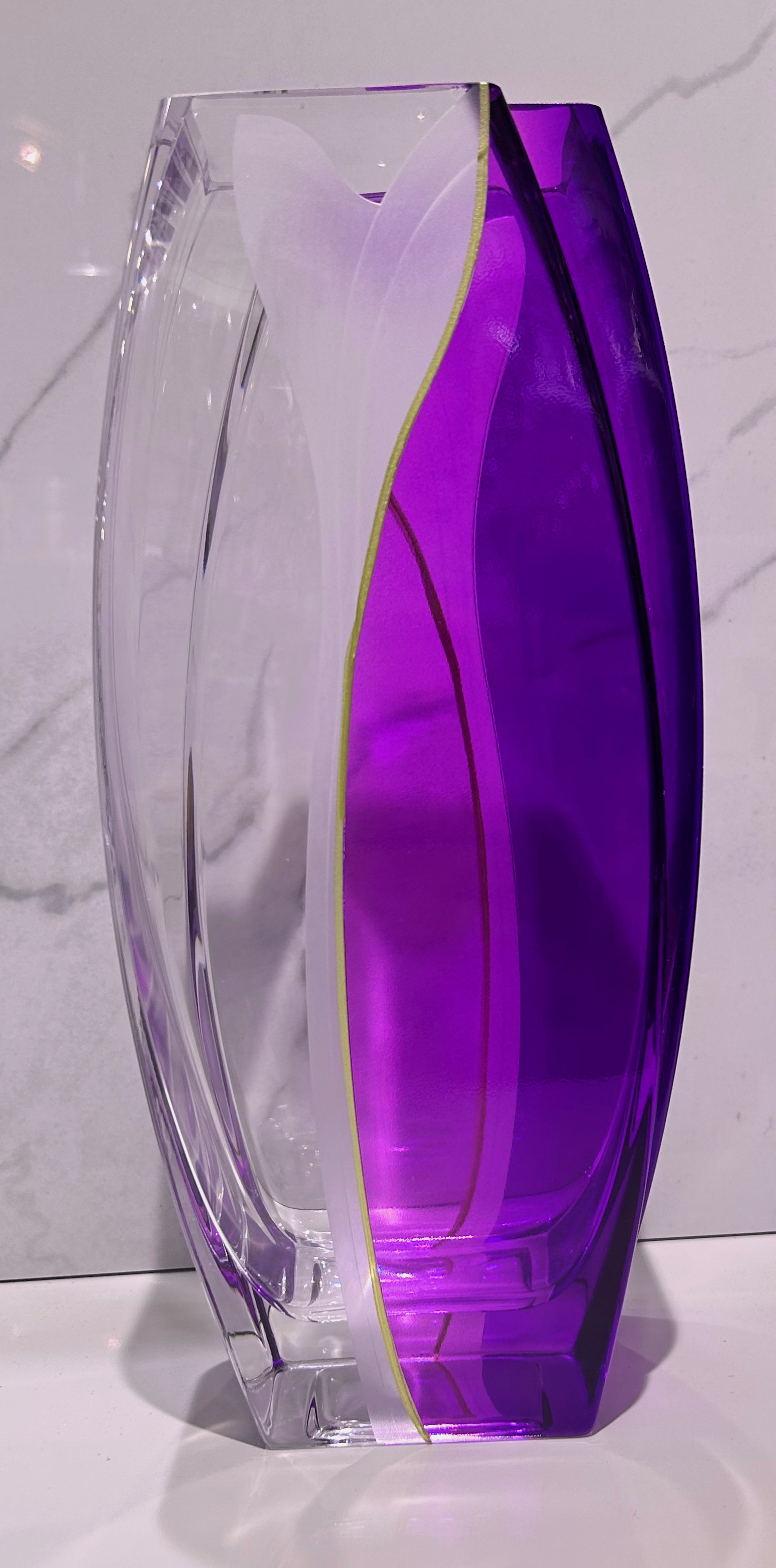 Brayden Studio® Abaigeal Handmade Lead Free Crystal Table Vase Wayfair