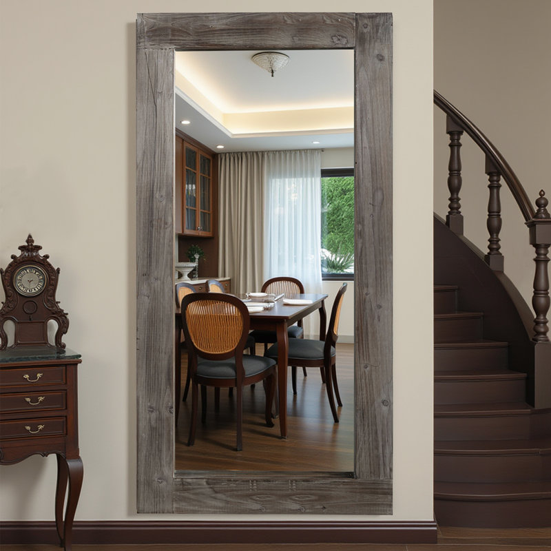 Miroir pleine grandeur Ludovic, 71 po x 32 po, Gris anthracite