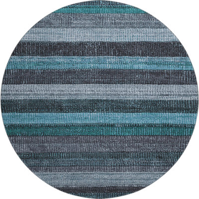 Premium Machine Washable Medena AMF1865 Stripes Rug