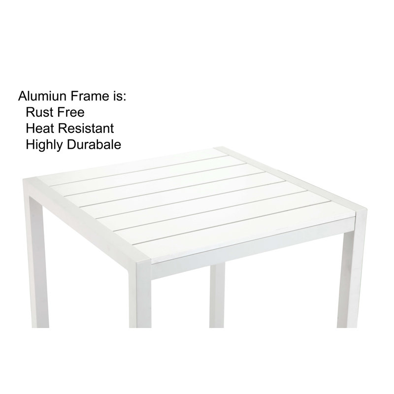 Largo 28'' Plastic Outdoor Bar Table