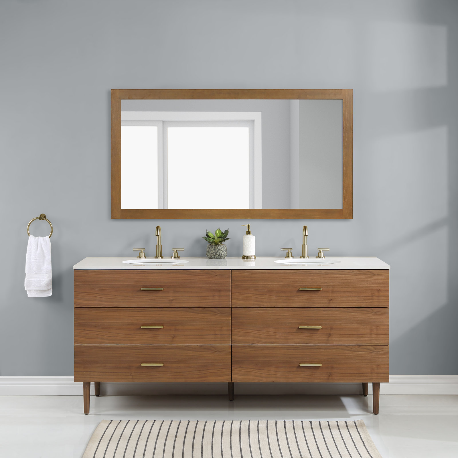 Dondi 72'' Double Bathroom Vanity
