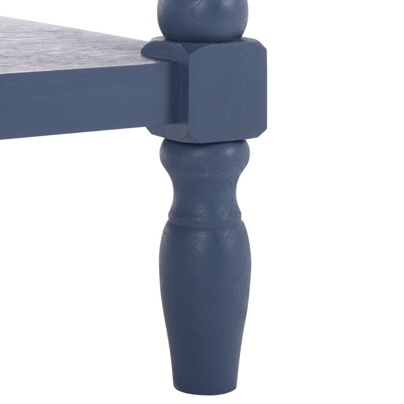 Table de bout avec rangement, Bleu