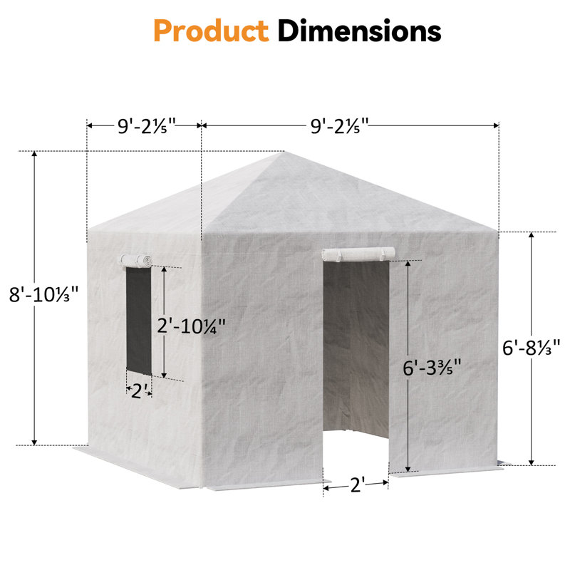 Housse universelle pour abri de jardin moderne à toit rigide, abri de protection robuste pour rangement extérieur