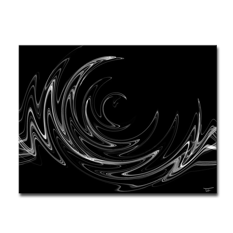 « aqueux trance vi », impression sur toile, H 30 po x l 40 po x P 1,5 po