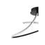 Carter 2 Light Built-in, Integrated LED, Modern, Curved Ceiling Light - Matt Black, 60x28x30cm, 3 step dimming, 3,000K Neutral white, 3,650lm