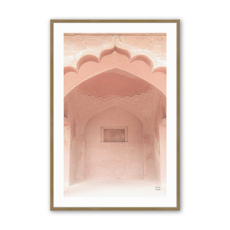 «Desert Rose Alcove», Or brossé, H 15,25 po x l 12,25 po