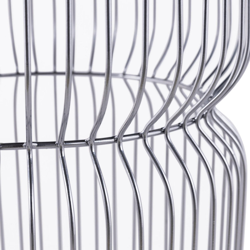 Table de bout, table d'appoint pour salon Modern Modern, Chrome
