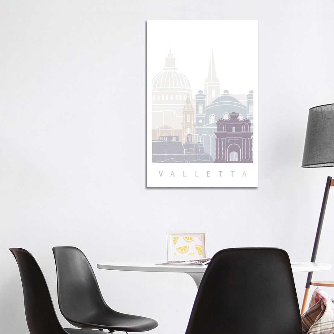 Valleta Skyline Poster Pastell