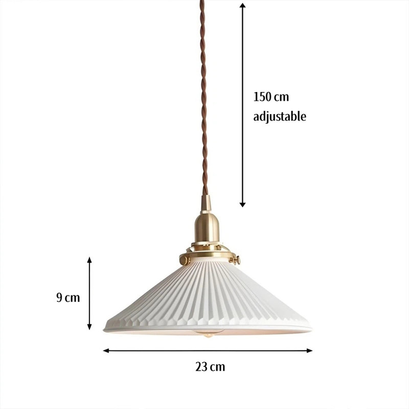 1 - Light Brass Pendant
