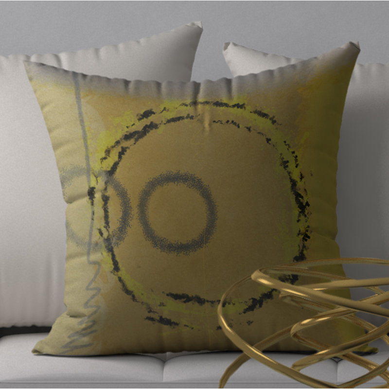  Housse et insert de coussin décoratif précieux de valeur, H 18 po x l 18 po