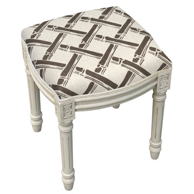 Tabouret de coiffeuse en bois massif Kellan