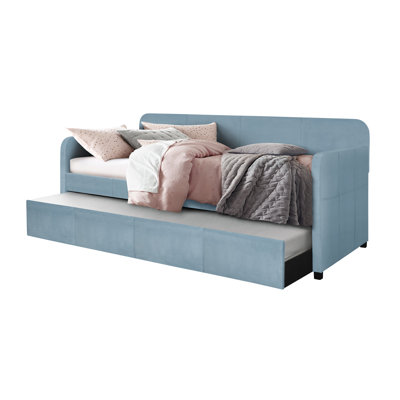 Tiara Upholstered UK Single - DE 90 X 190 Cm with Trundle