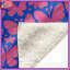 Papillons roses sur des couvertures bleues-130857406