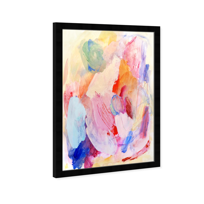 «Varying Color Splash», reproduction d'art abstrait, Noir, H 32 po x l 22 po x P 0,5 po