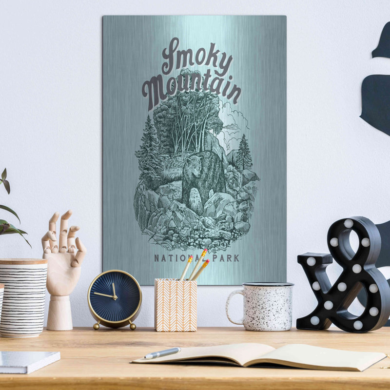 "Smokies" par Rachel Caldwell, H 16 po x l 12 po