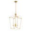 Lustre rectangulaire à 3 lumières-424689522
